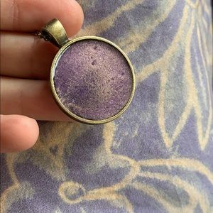 Handmade resin pendant :)